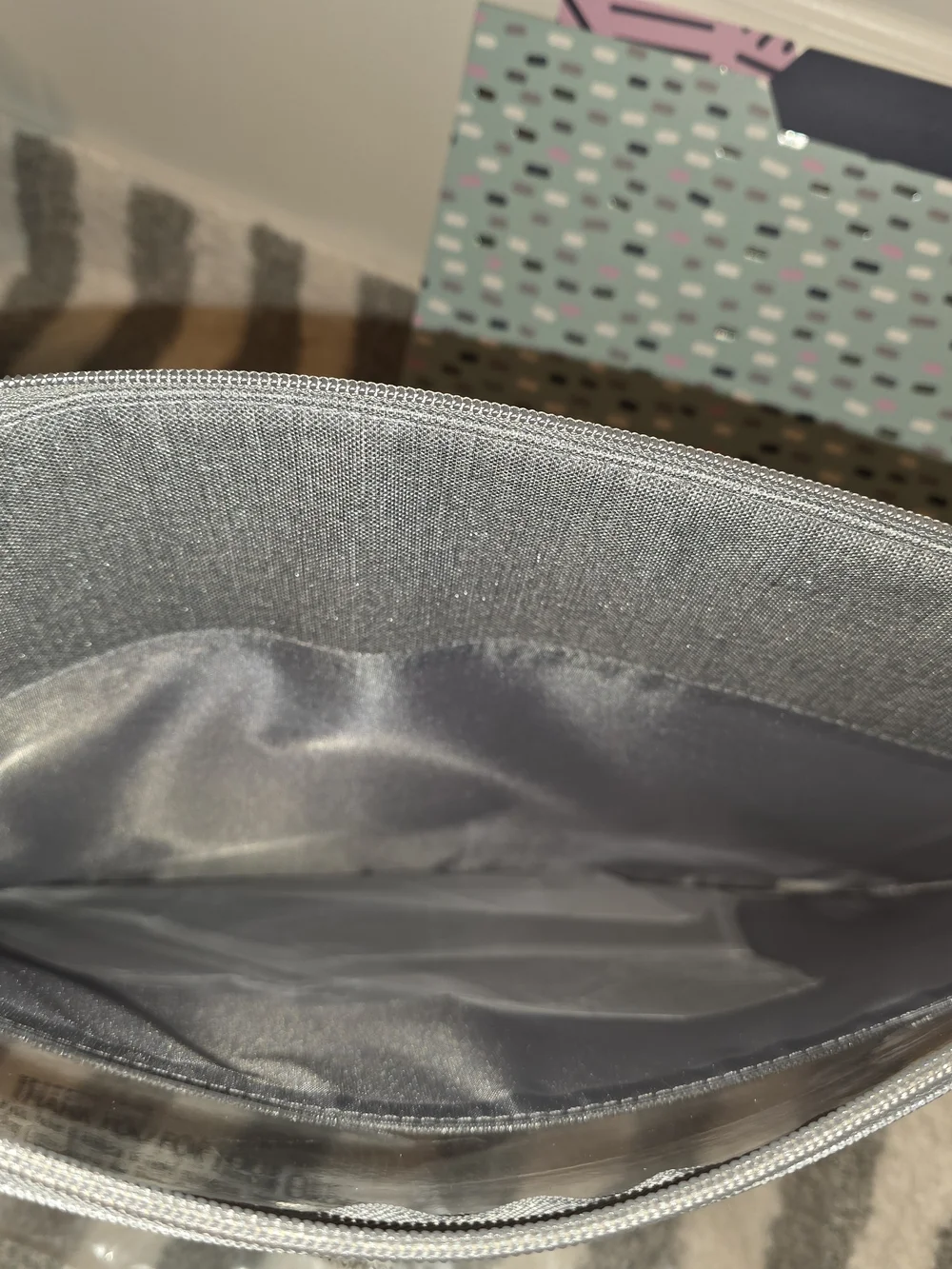 Thirty-One Gray Document Holder with 3 Folders - NEW IN BAG